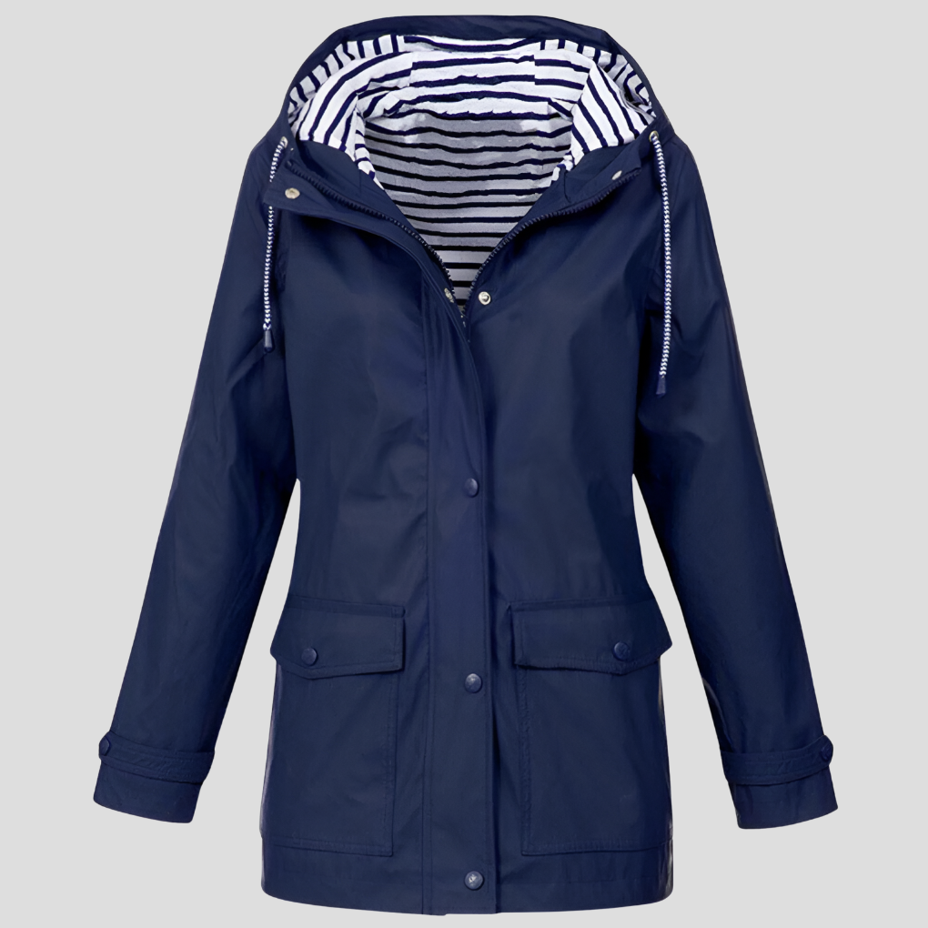 Waterdichte en winddichte capuchonjas voor dames
