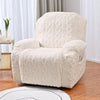 Zachte, antislip winterse pluche relaxfauteuilhoes