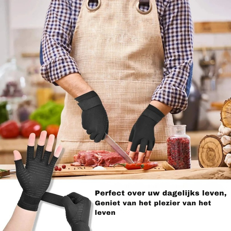 Compressiehandschoenen voor Reuma & Handondersteuning