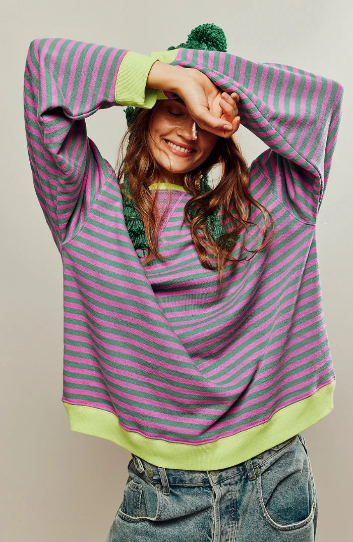 Gestreepte Sweatshirt voor Dames