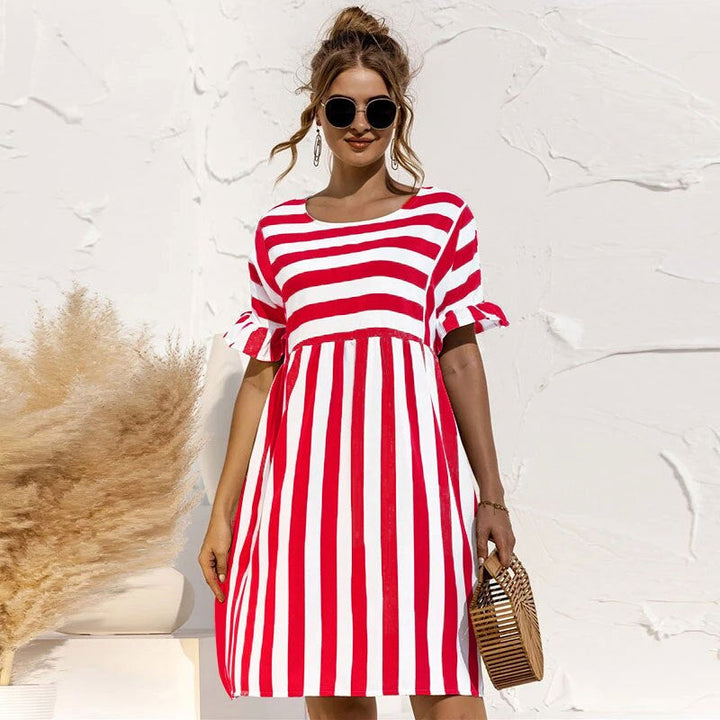 Elegante Maxi Jurk met Lange Mouwen