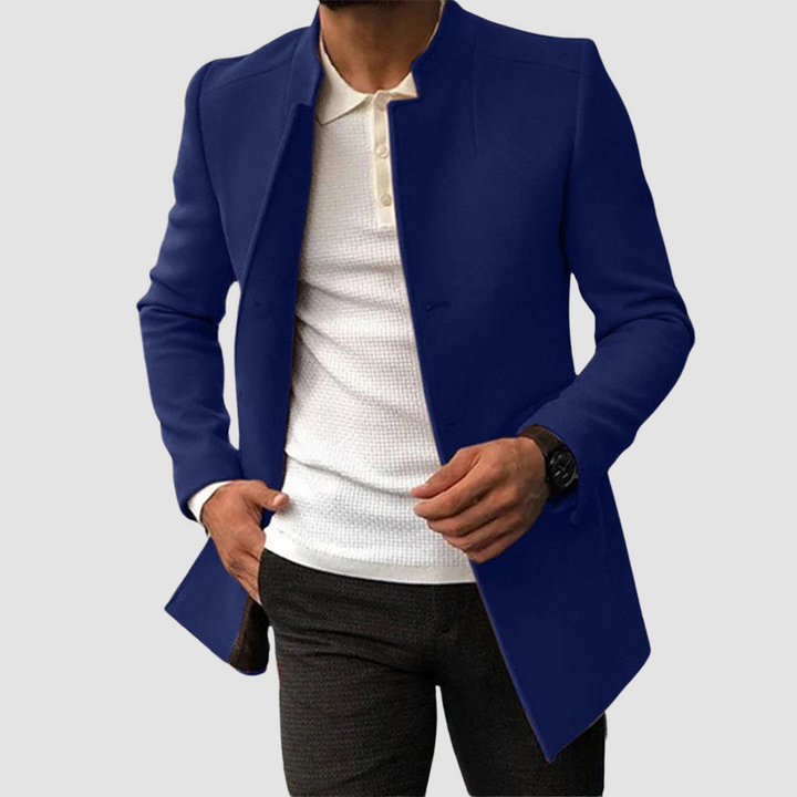 Klassieke Lange Heren Jas voor Winter en Herfst