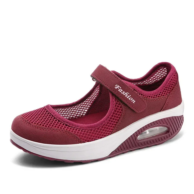 Lichtgewicht Dames Sneakers met Wedge Heel