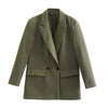 PowerChic – Elegante Double-Breasted Blazer voor Dames
