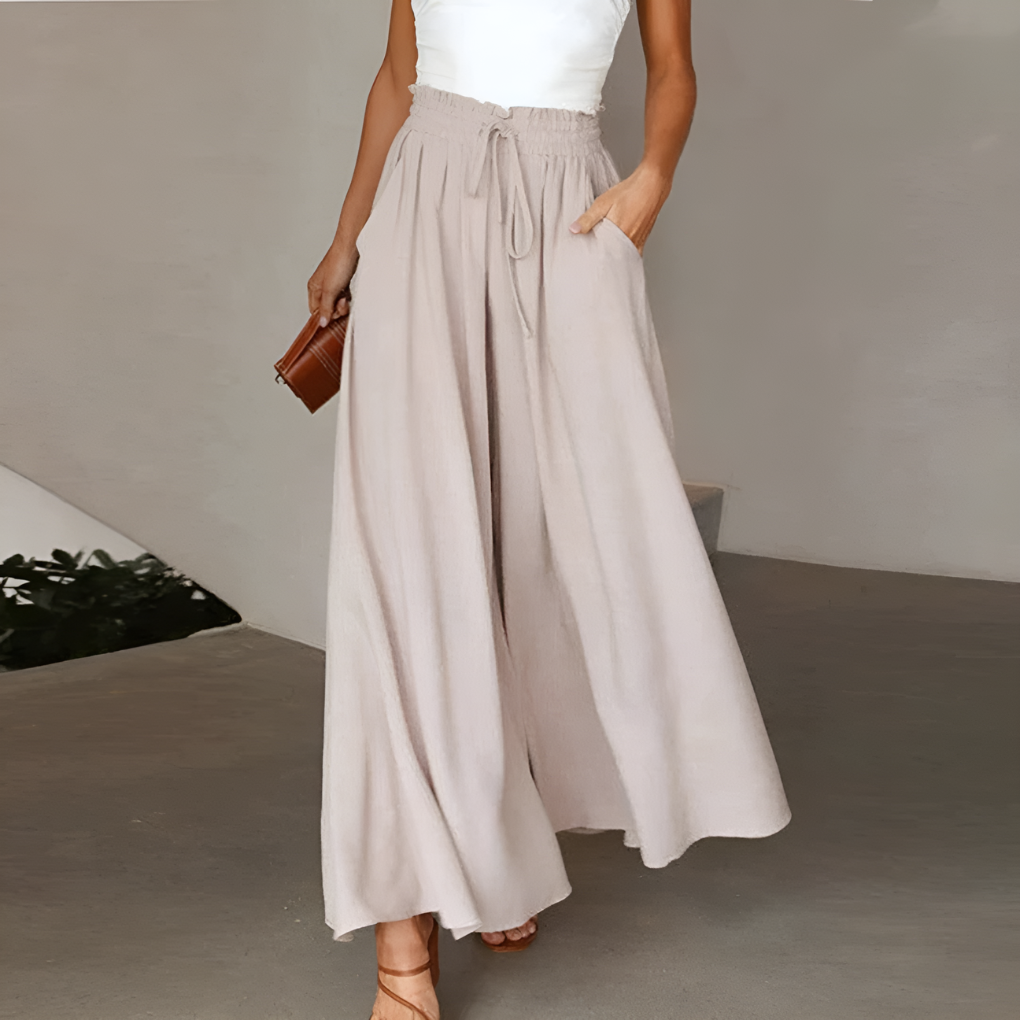 Casual zomerrokbroek met elastische taille