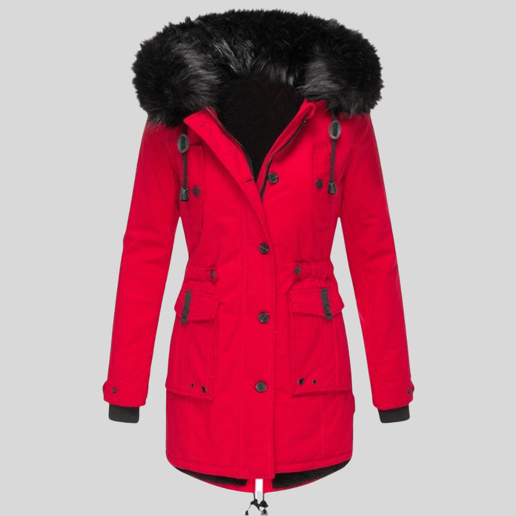 Winterjas met capuchon voor dames