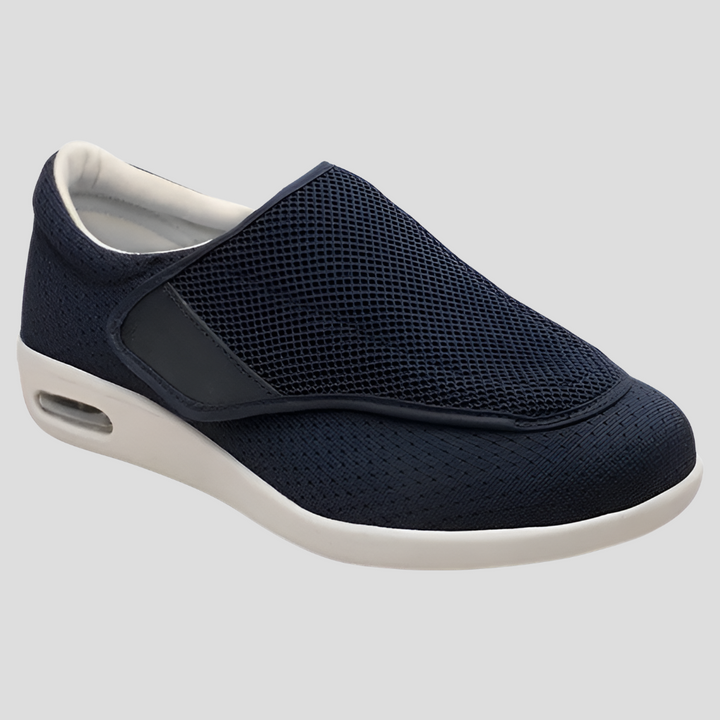 Brede diabetische schoenen voor gezwollen voeten