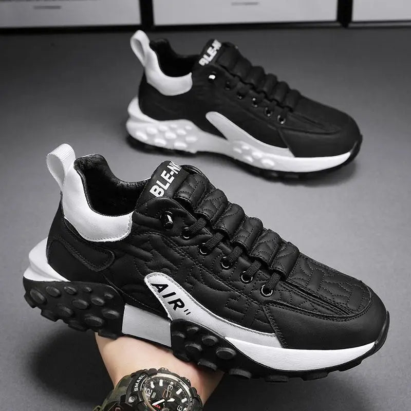 Stridemax – Stijlvolle Platform Sneakers voor Heren