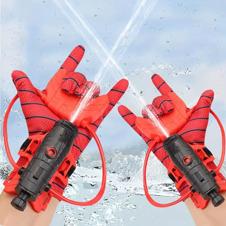 2-Delige Spider Web Water Blaster Handschoenen – Speelgoed voor Kinderen van 3–6 Jaar