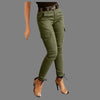Fosca – Dames Cargobroek met Stretch en Hoge Taille
