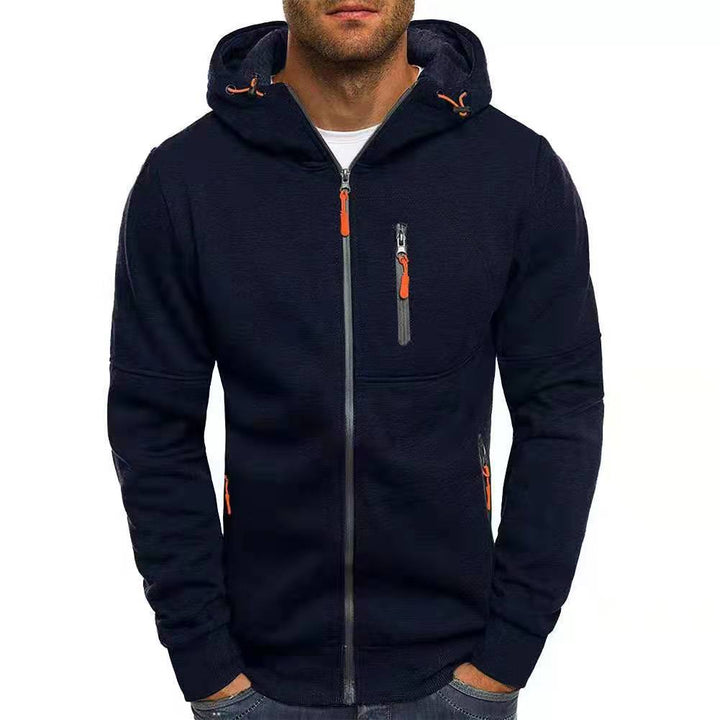Alessandro  – Warme Hoodie met Rits voor Heren
