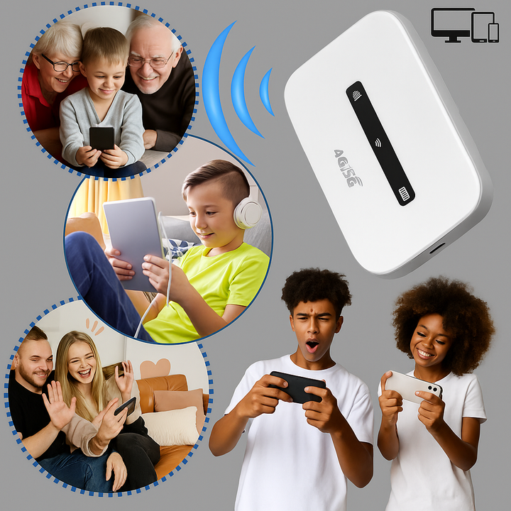 Draagbare wifi-router – internettoegang onderweg
