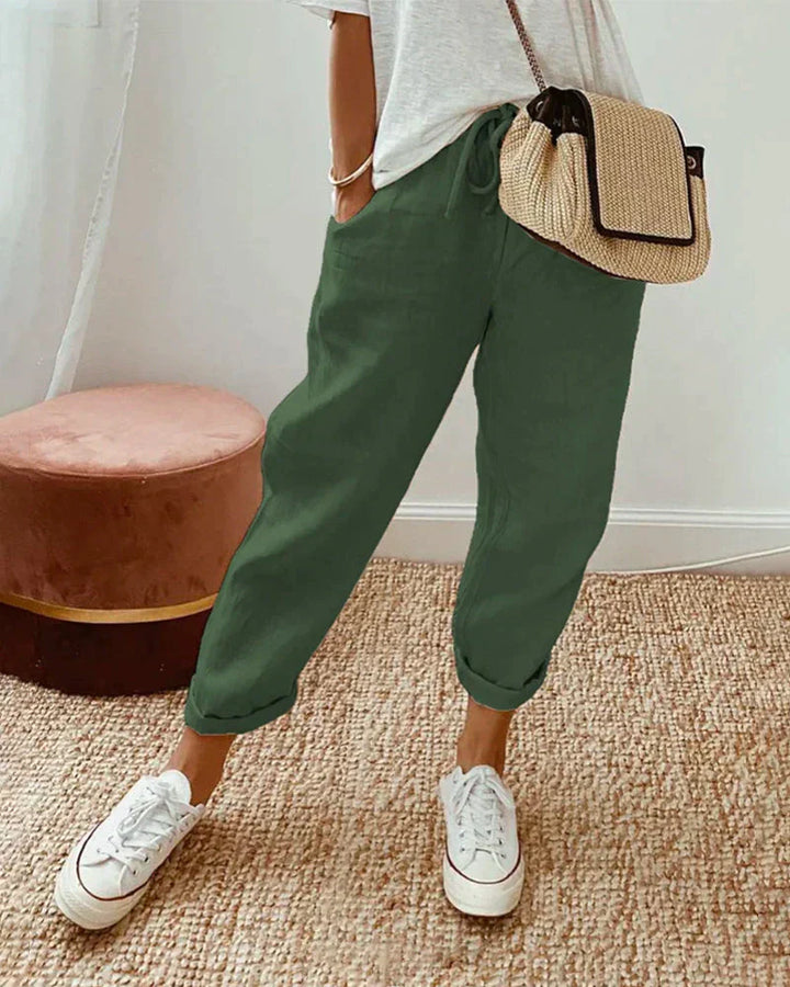 Yanna - Casual linnen broek voor dames
