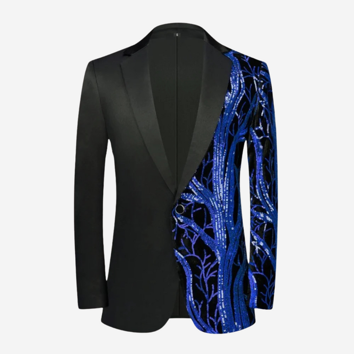 Luxe Pailletten Blazer voor Heren