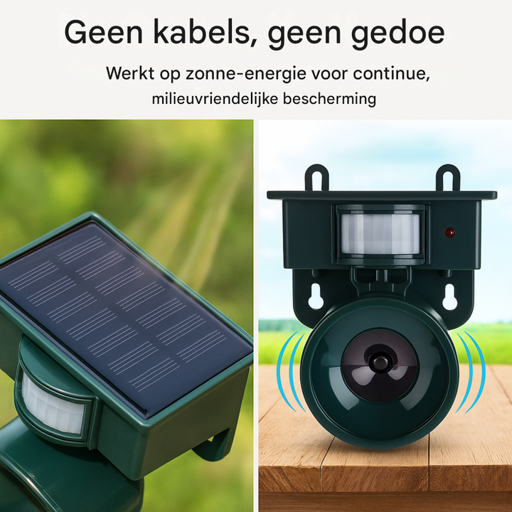 Premium vogelverjager met bewegingssensor