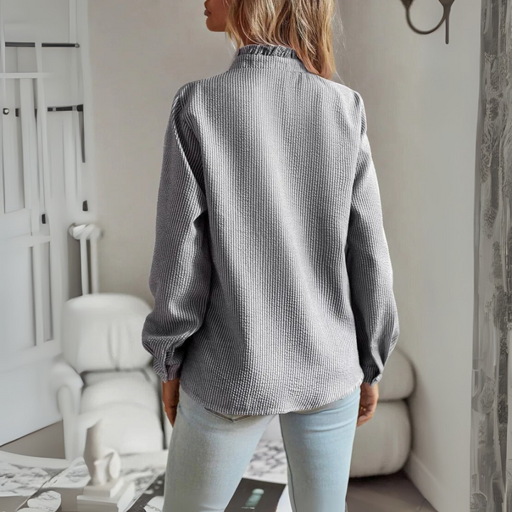 Elegante blouse met lange mouwen