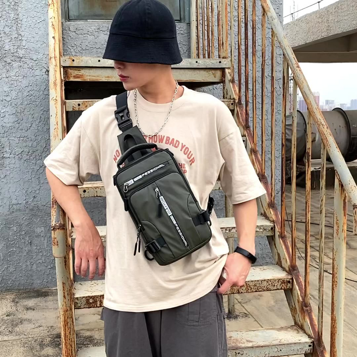Multifunctionele Crossbody Rugzak voor Heren