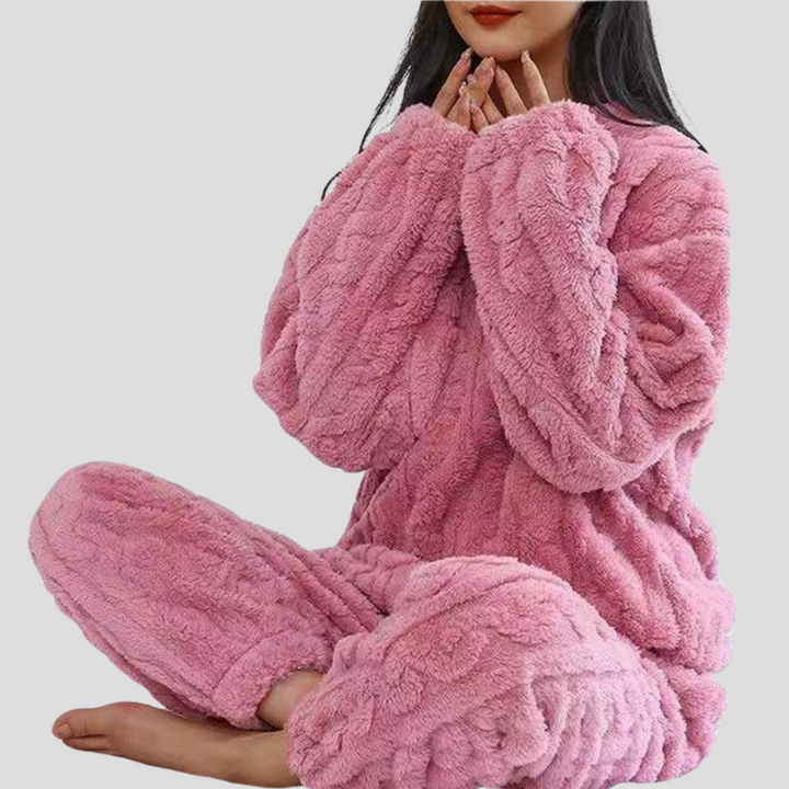 Fleece pyjamaset voor dames
