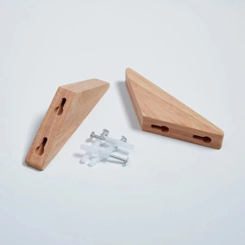 Wandgemonteerde Houten Kapstokhaak