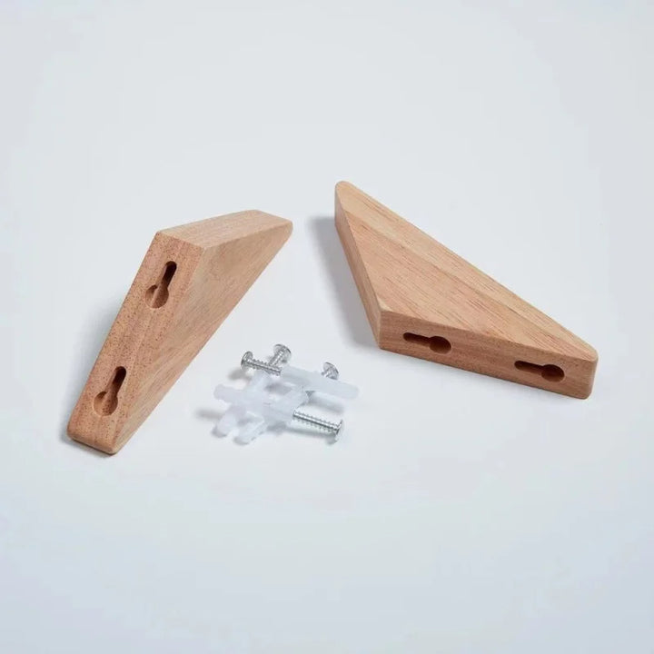 Wandgemonteerde Houten Kapstokhaak