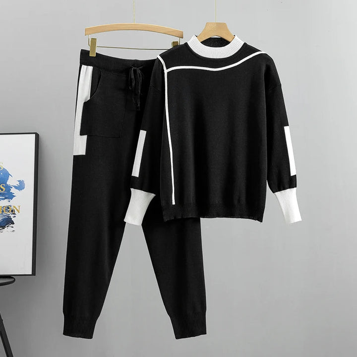CozyKnits – Warme Gebreide 2-Delige Set voor Dames
