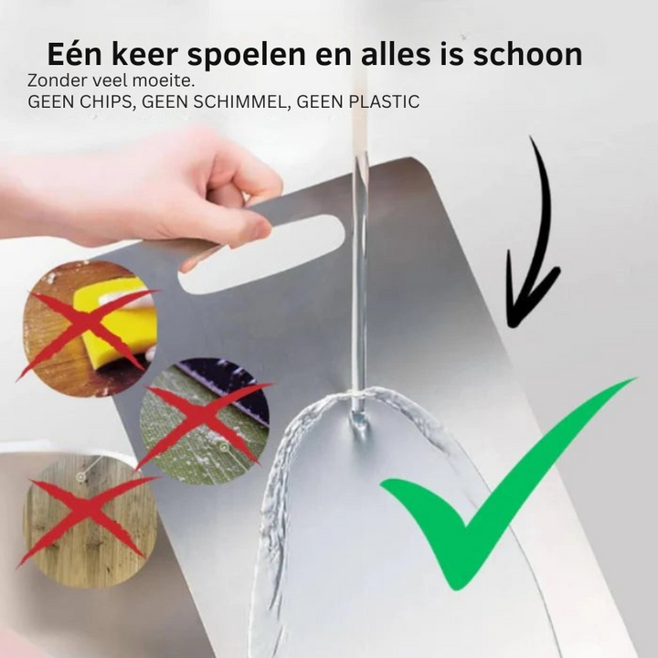 Dubbelzijdige RVS Snijplank van 304 Staal