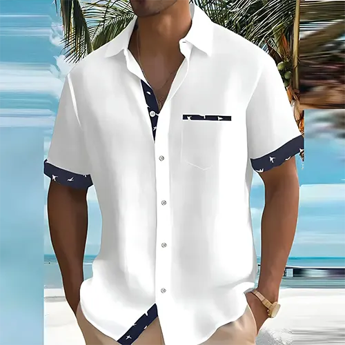Zomerhemd met Korte Mouwen voor Heren