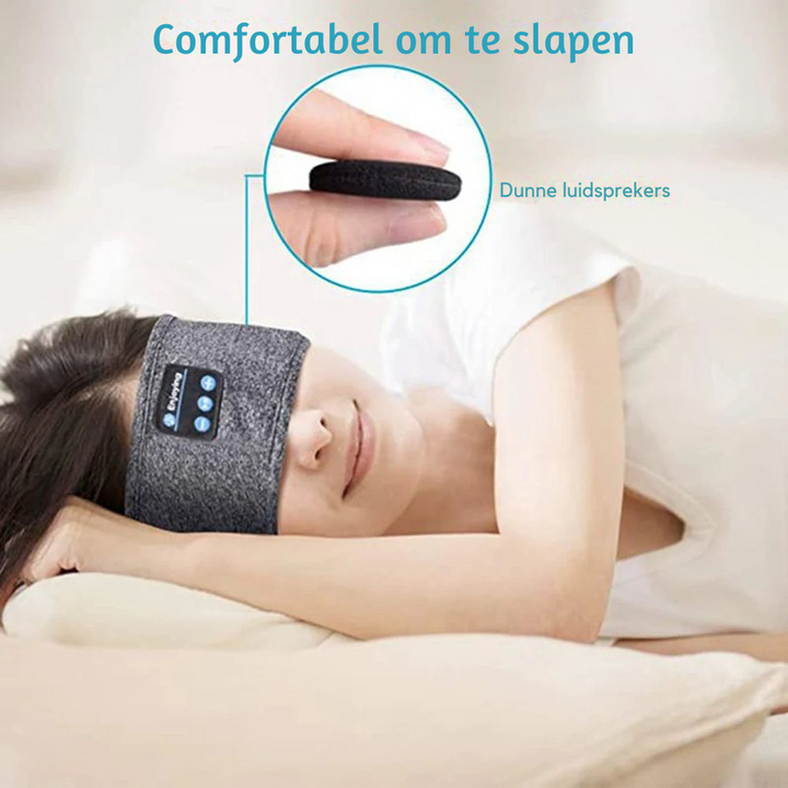Draadloze Bluetooth Slaapmasker Hoofdband met Ingebouwde Koptelefoon