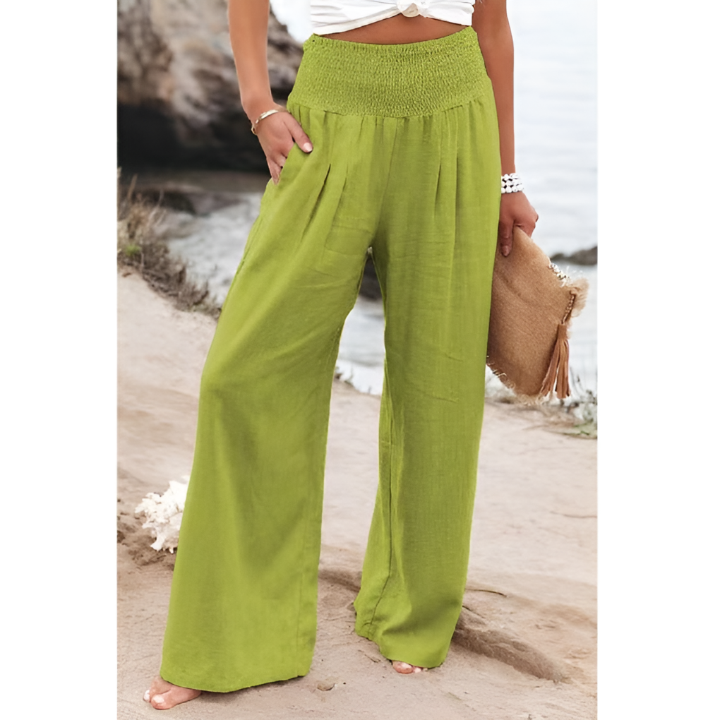 Comfortabele linnen broek voor dames
