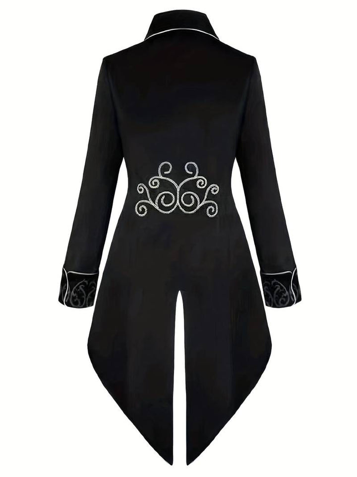 Gothic blazer Halloween middeleeuws kostuum steampunk jas voor heren - Manuelo