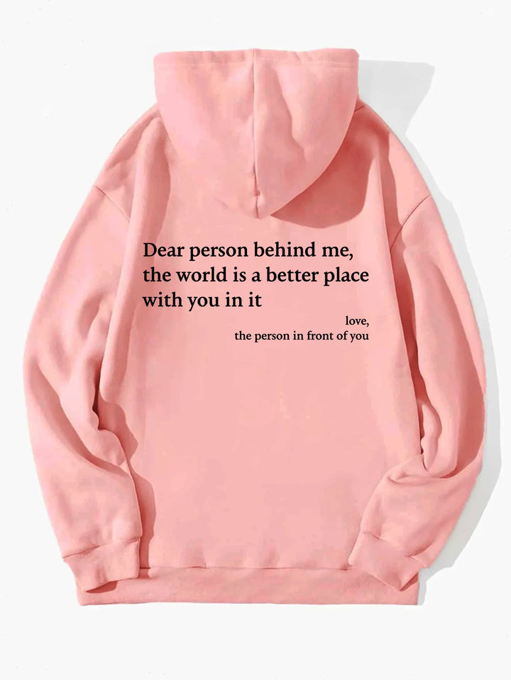 Unisex Hoodie met Inspirerende Boodschap