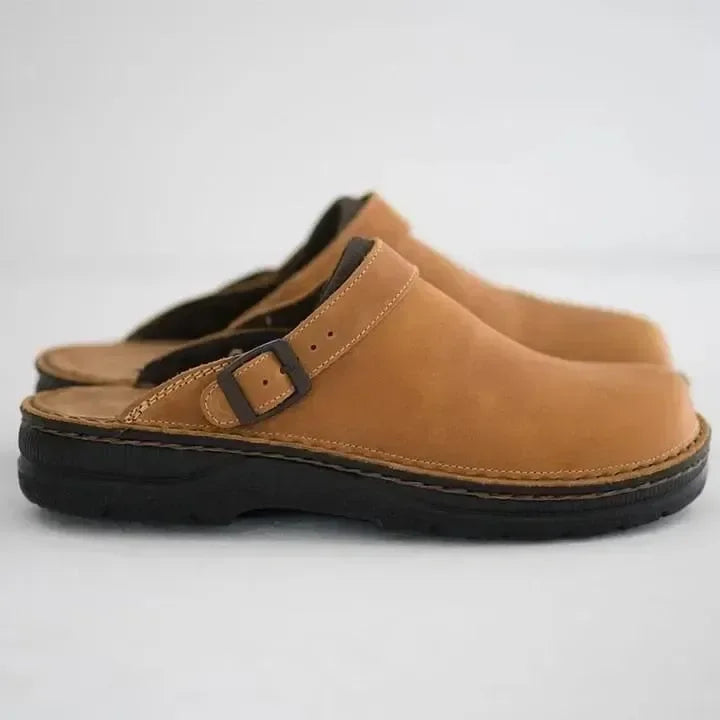 Orthopedische Leren Pantoffels voor Dames