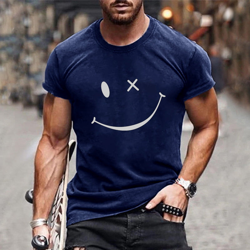 Zomers herenshirt van Fijngebreid Katoen