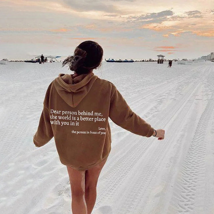 Unisex Hoodie met Inspirerende Boodschap