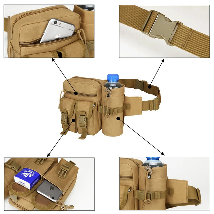 Tactische multifunctionele heuptas