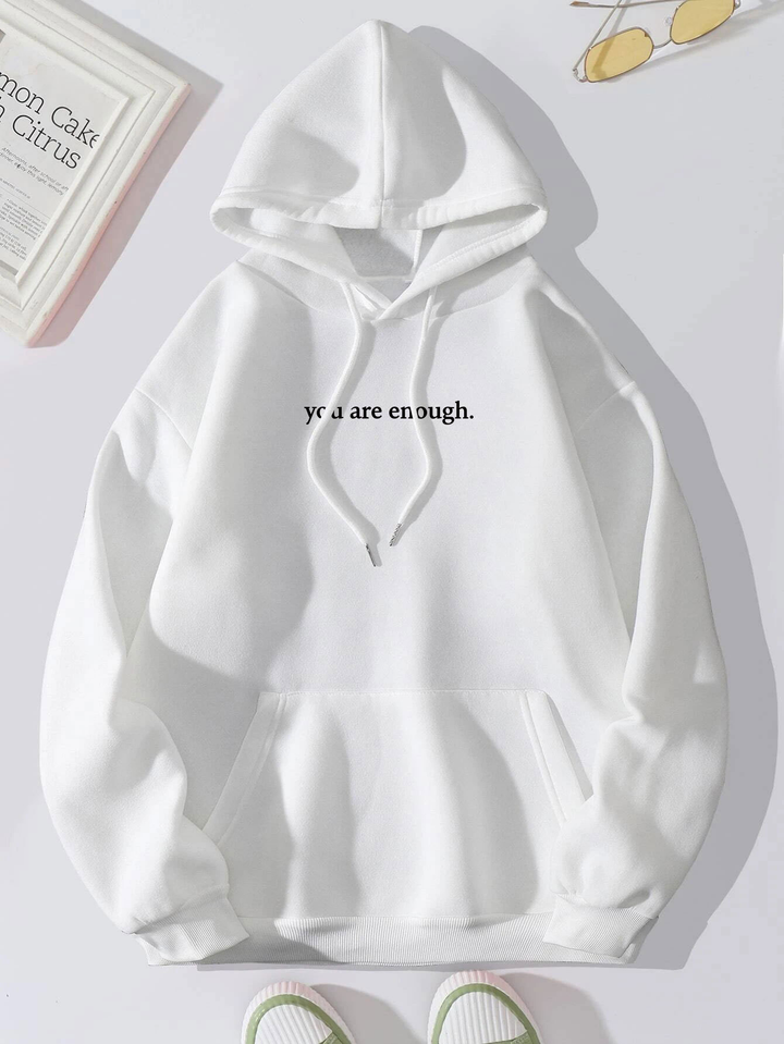 Unisex Hoodie met Inspirerende Boodschap