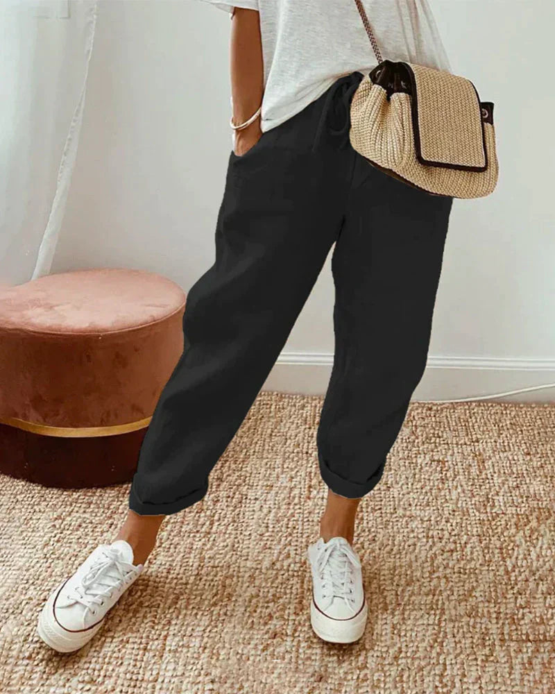 Yanna - Casual linnen broek voor dames