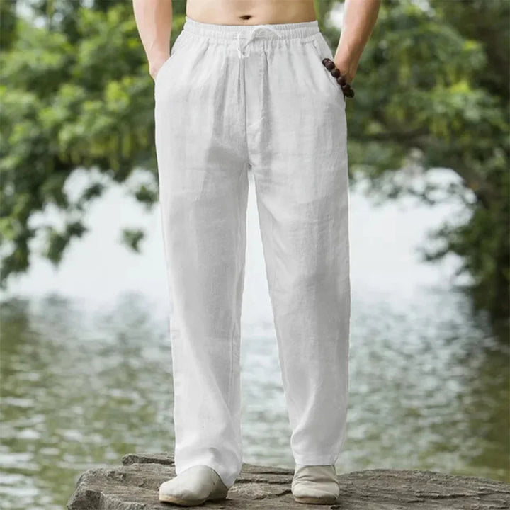 Linnen Strandbroek voor Heren