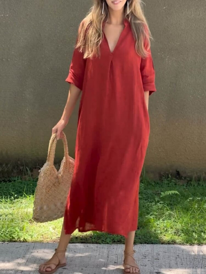 Dames Maxi jurk met Tijdloze Elegantie