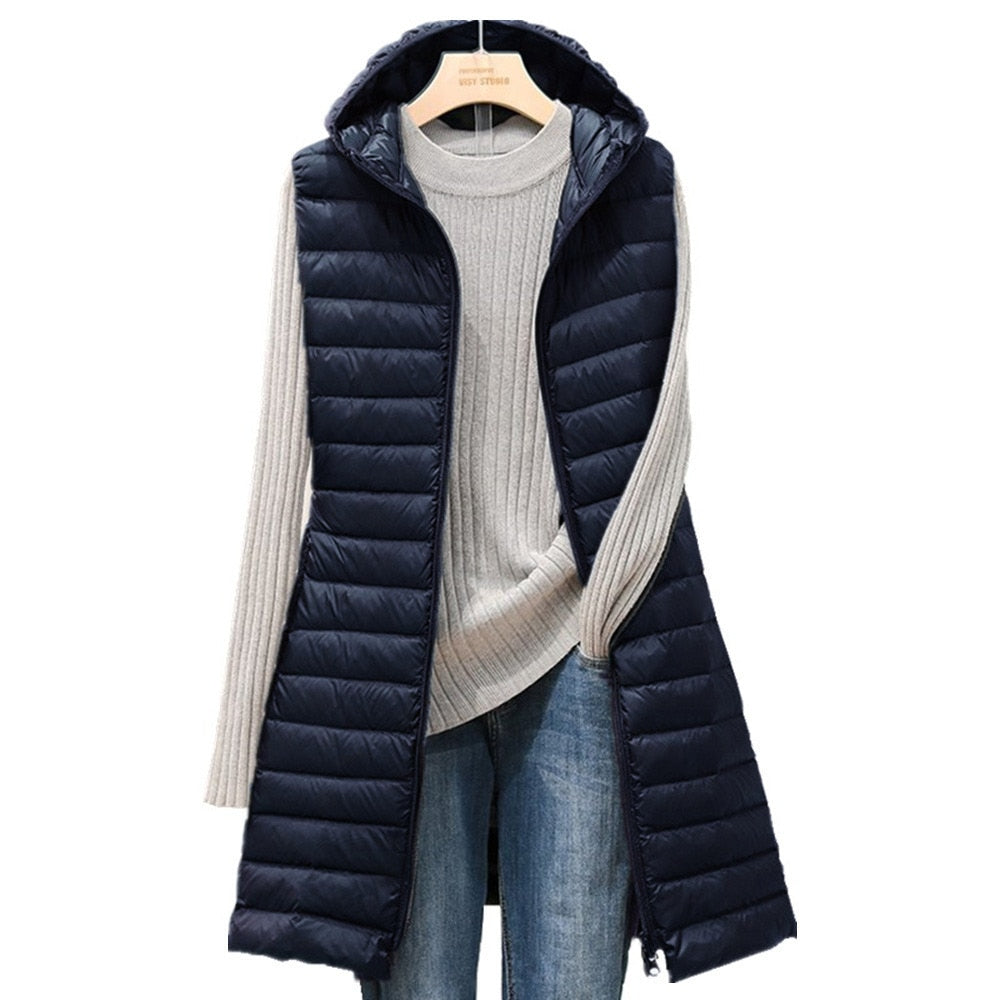 Aveline - Lichtgewicht damesvest met capuchon