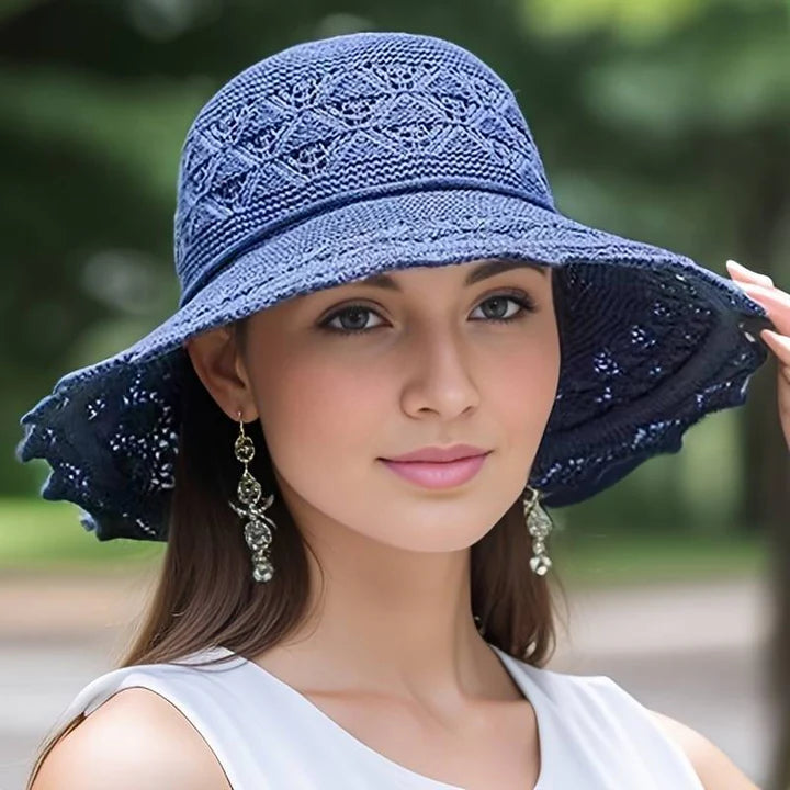 Odessa - Elegante Zonnehoed Met Brede Rand