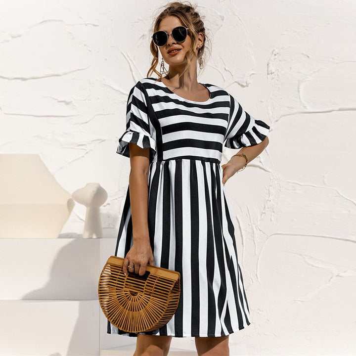 Elegante Maxi Jurk met Lange Mouwen