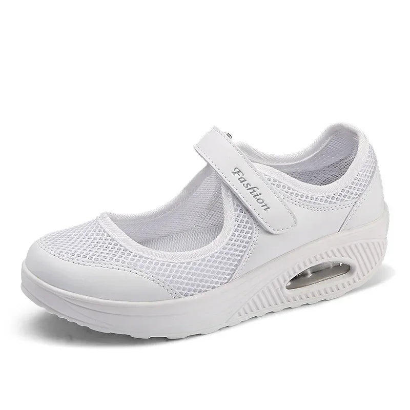 Lichtgewicht Dames Sneakers met Wedge Heel