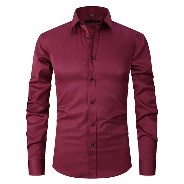 Strijkvrije Slim Fit Overhemd voor Heren