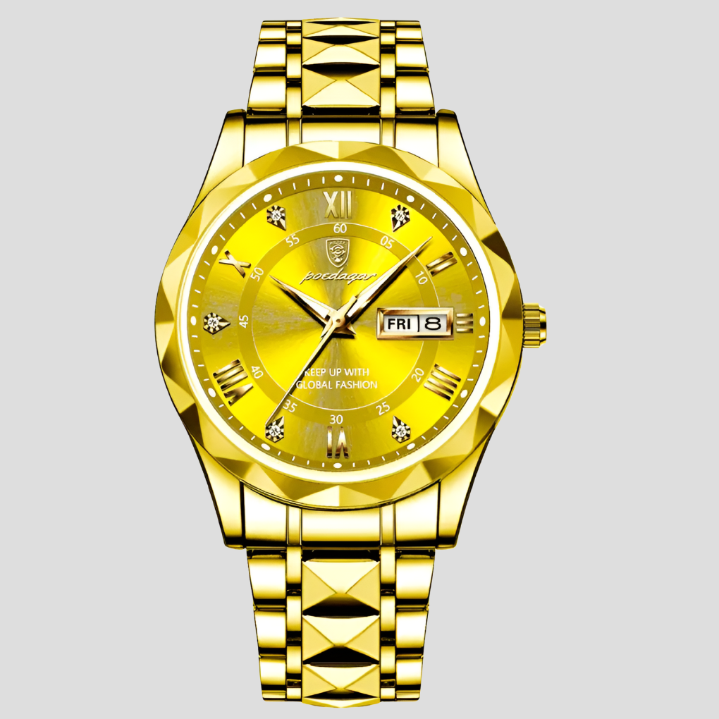 Luxe herenhorloge van roestvrij staal voor dagelijks gebruik