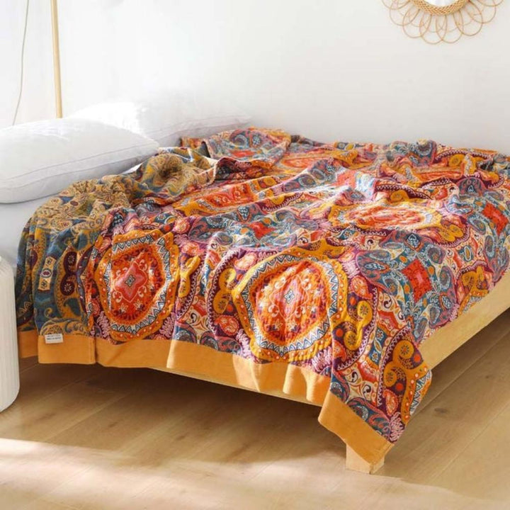 Sunrise Boho omkeerbare deken