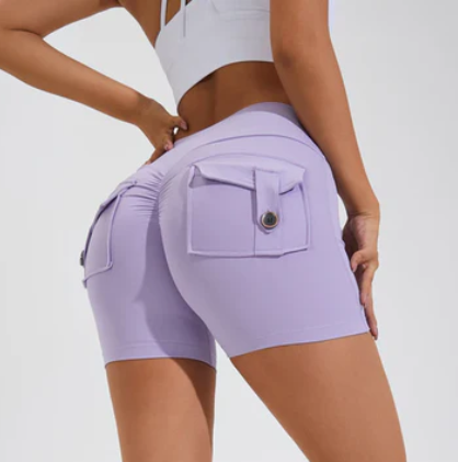 Korte Broek met Hoge Taille en Elegante Minimalistische Look