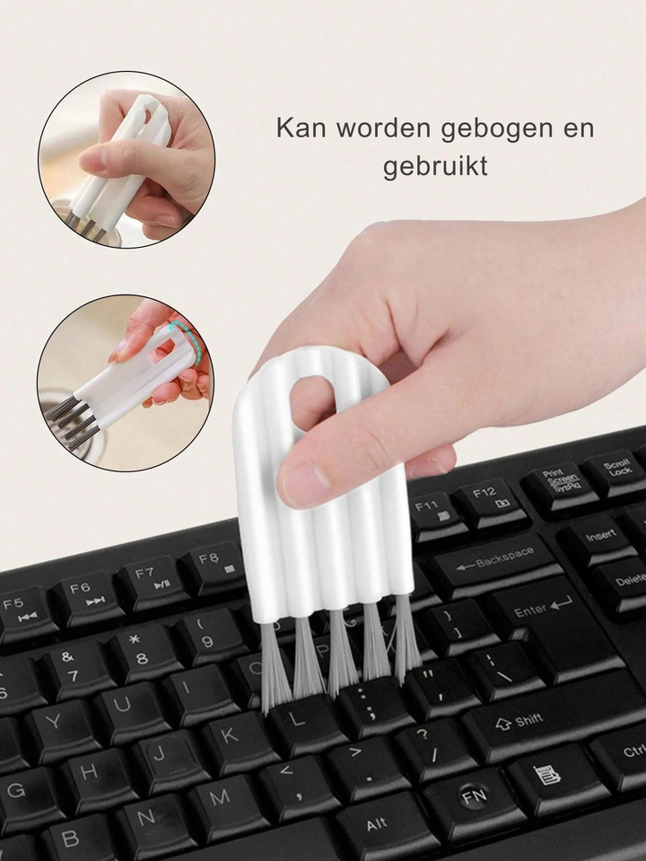 Reinigingsborstel voor Groeven en Kieren