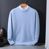 Oversized Kasjmier Trui met O-hals voor Heren