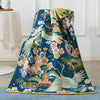 Luxe Badhanddoek met Japans Kraanvogel Motief